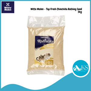 Witte Molen #655433-34 Top Fresh Chinchilla Bathing Sand 800g/3kg For Small Animals