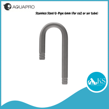 Load image into Gallery viewer, AQUAPRO Stainless Steel U-Pipe 6mm (for co2 or air tube) Fish &amp; Aquatic