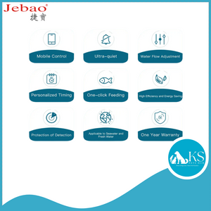 JEBAO EP Series Water Pump - Controller/Mobile phone Dual Control (Remote + Intelligent Timing) - (EP3500M/EP5000M/EP6500M/EP8500M/EP10000M) Fish & Aquatic