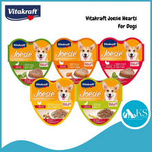 Load image into Gallery viewer, Vitakraft Joesie Hearts Tray 85g (Dog Complete Wet Food) Assorted Flavors