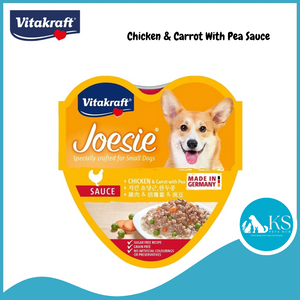 Vitakraft Joesie Hearts Tray 85g (Dog Complete Wet Food) Assorted Flavors