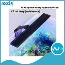 Load image into Gallery viewer, AST X2 Aquarium LED Lamp Clip‑On (Colourful LED) Bright, Colourful, Compact Lighting for Nano &amp; Desktop Tanks