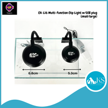 Load image into Gallery viewer, UP AQUA CA-L16 Multi-Function Clip Light w/USB plug (Small/Large) Fish &amp; Aquatic