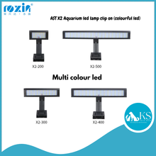 Load image into Gallery viewer, AST X2 Aquarium LED Lamp Clip‑On (Colourful LED) Bright, Colourful, Compact Lighting for Nano &amp; Desktop Tanks