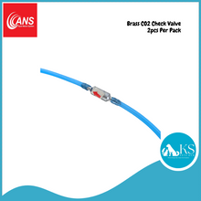 Load image into Gallery viewer, ANS Brass CO2 Check Valve 2pcs Per Pack Fish &amp; Aquatic