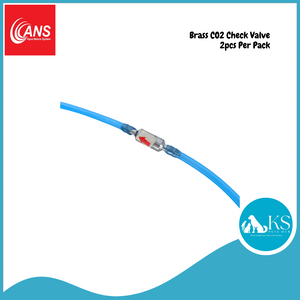 ANS Brass CO2 Check Valve 2pcs Per Pack Fish & Aquatic