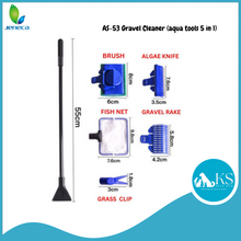 Load image into Gallery viewer, Jeneca AS-53 Gravel Cleaner (aqua tools 5 in 1) Fish &amp; Aquatic