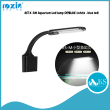 Load image into Gallery viewer, AST X‑5M Aquarium LED Lamp – SKYBLUE (White–Blue LED) Bright, Crisp, Sky‑Blue Illumination for Nano &amp; Desktop Aquariums