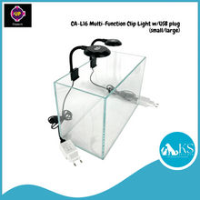 Load image into Gallery viewer, UP AQUA CA-L16 Multi-Function Clip Light w/USB plug (Small/Large) Fish &amp; Aquatic