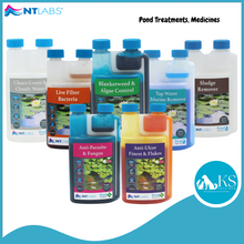 Load image into Gallery viewer, NT LABS Treatments Medicines Pond Magiclear/Mature/Aqua Clear/Eradick/Bacterad/Tap Water Chlorine Remover/Sludgeclear 500ml Fish &amp; Aquatic