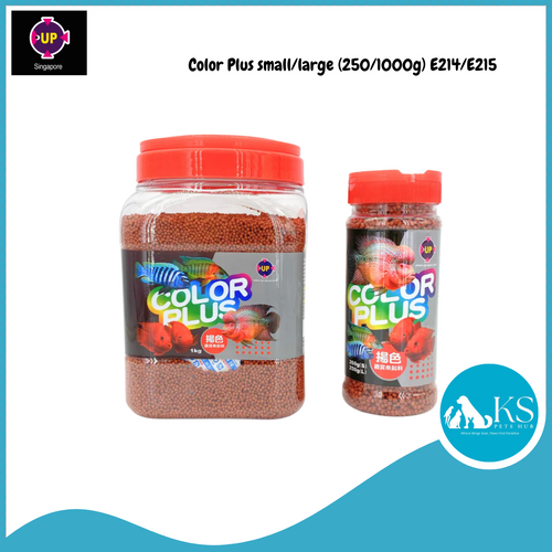 UP AQUA Color Plus small/large (250/1000g) E214/E215 Fish & Aquatic