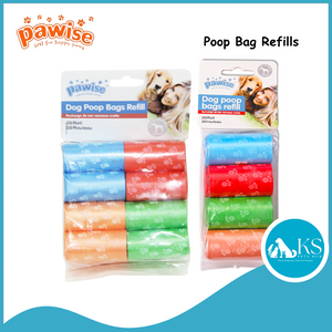 Pawise Poop Bag Refills 20/Roll - 8s / 16s