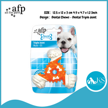 Load image into Gallery viewer, AFP - All For Paws - Dental Triple Joint Dog Chew Teething Puppy