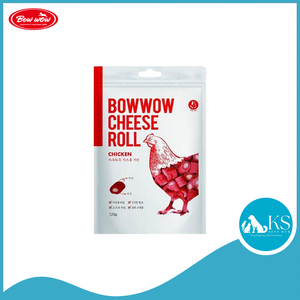 Bow Wow Cheese Roll (Cheese + Chicken) / (Cheese + Salmon) 120g Dog Treats