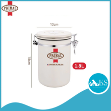 Load image into Gallery viewer, Primal Stainless Steel Air Tight Food Container 1.8L Food Grade SS304