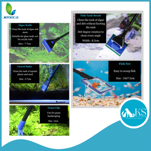 Jeneca AS-53 Gravel Cleaner (aqua tools 5 in 1) Fish & Aquatic