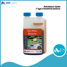 Load image into Gallery viewer, NT LABS Treatments Medicines Pond Magiclear/Mature/Aqua Clear/Eradick/Bacterad/Tap Water Chlorine Remover/Sludgeclear 500ml Fish &amp; Aquatic