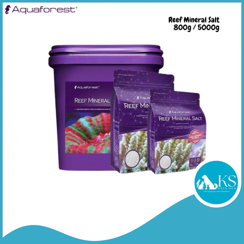 Aquaforest Reef Mineral Salt (800g/ 5000g) Fish & Aquatic