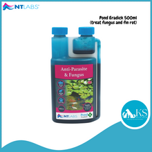 Load image into Gallery viewer, NT LABS Treatments Medicines Pond Magiclear/Mature/Aqua Clear/Eradick/Bacterad/Tap Water Chlorine Remover/Sludgeclear 500ml Fish &amp; Aquatic