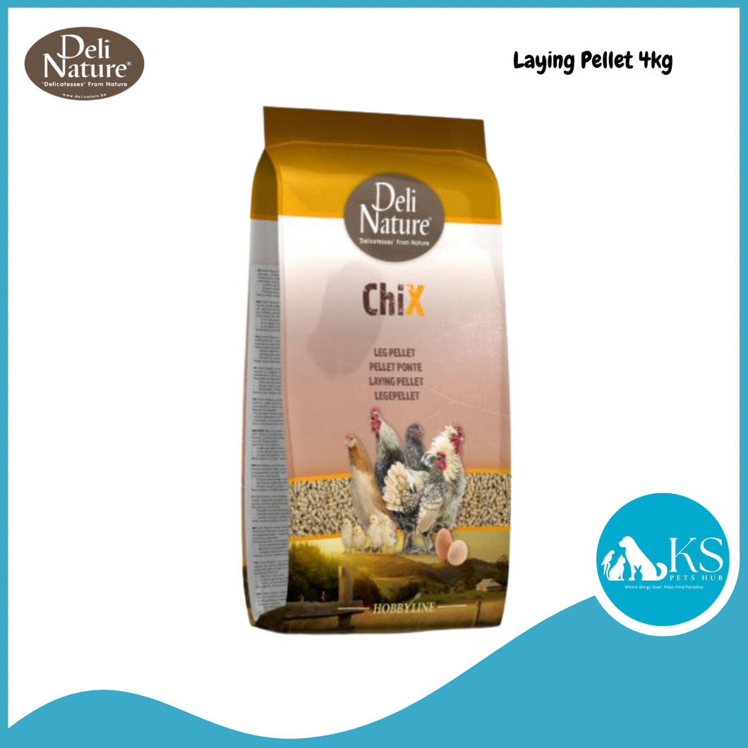 Deli Nature ChiX Laying Pellet 4kg Chicken Feed