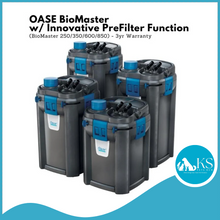 Load image into Gallery viewer, OASE BioMaster (w/ Innovative PreFilter Function)- (250/350/600/850) - 3yr Warranty