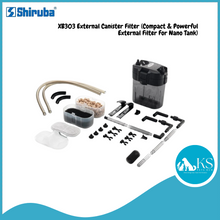 Load image into Gallery viewer, SHIRUBA XB303 External Canister Filter (Compact &amp; Powerful External Filter For Nano Tank) Fish &amp; Aquatic