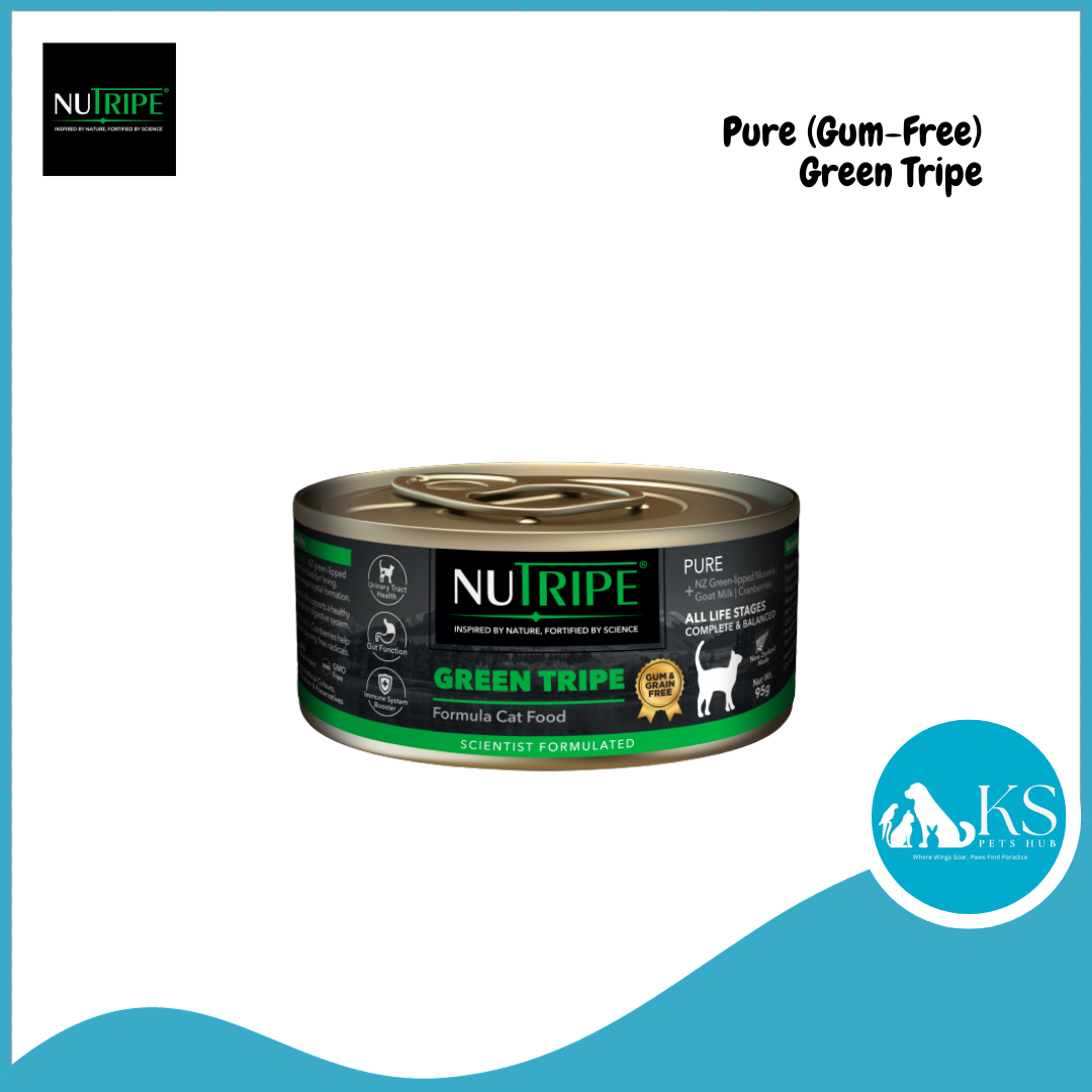 Nutripe Pure Cat Gum Free Green Tripe 95g