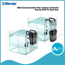 Load image into Gallery viewer, SHIRUBA XB303 External Canister Filter (Compact &amp; Powerful External Filter For Nano Tank) Fish &amp; Aquatic