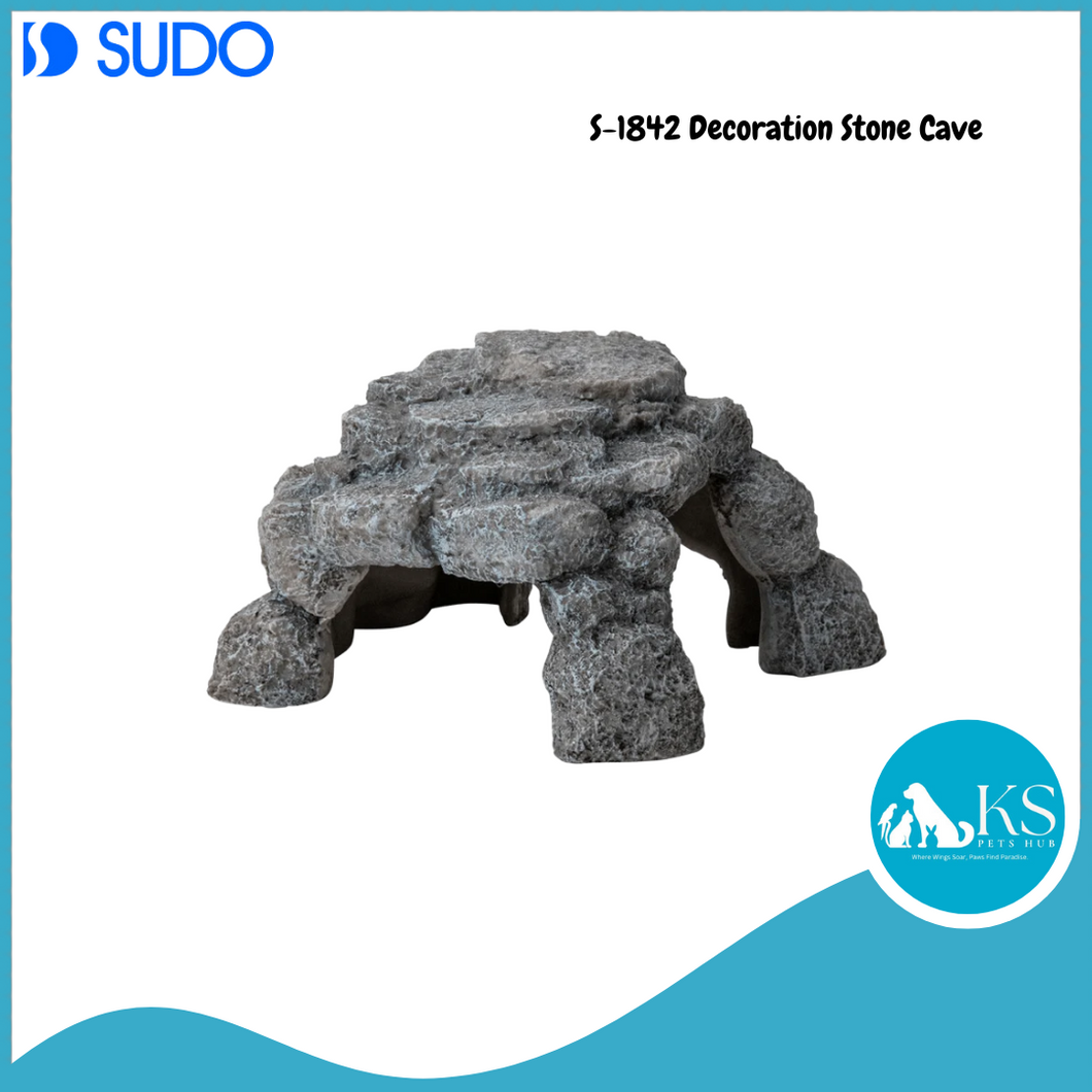SUDO S-1840/1842 Decoration Stone Cave Fish & Aquatic