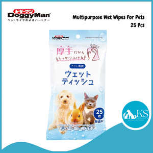 Doggyman Multipurpose Wet Wipes For Pets 25 Pcs.