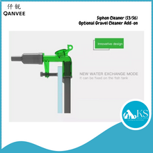 Load image into Gallery viewer, QANVEE Siphon Cleaner (S3/S6) &amp; Optional Gravel Cleaner Add-on Fish &amp; Aquatic