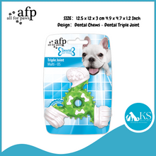 Load image into Gallery viewer, AFP - All For Paws - Dental Triple Joint Dog Chew Teething Puppy