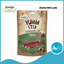 Load image into Gallery viewer, Dentalight Yumm Stix Chicken with Cheese / Lamb / Liver Dog Treats 50g