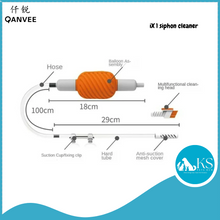 Load image into Gallery viewer, QANVEE iX 1 Siphon Cleaner Fish &amp; Aquatic