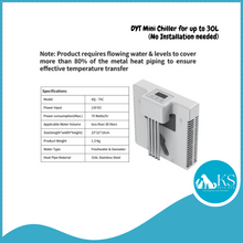 Load image into Gallery viewer, DYT Mini Chiller for up to 30L (No Installation Needed) Fish &amp; Aquatic
