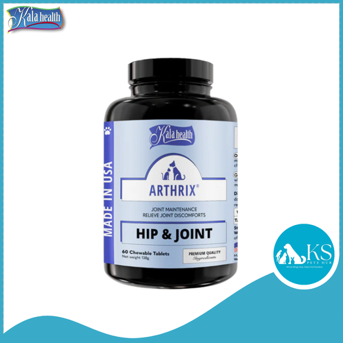 Kala Health Arthrix Hip & Joint 60 Chewable Tablets For Cats & Dogs