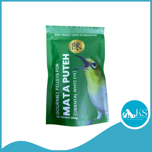 Wings Gourmet Pellets For Mata Puteh (Oriental White Eye) 250g Song Bird Feed