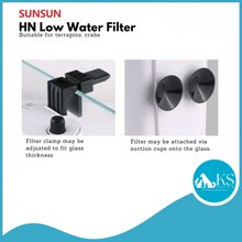 Load image into Gallery viewer, SUNSUN HN Low Water Level Internal Filter (For Turtle / Crab Tank) Fish &amp; Aquatic