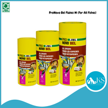 Load image into Gallery viewer, JBL ProNovo Bel Flakes M (For All Fishes) 100ml / 250ml /1000ml Fish Feed