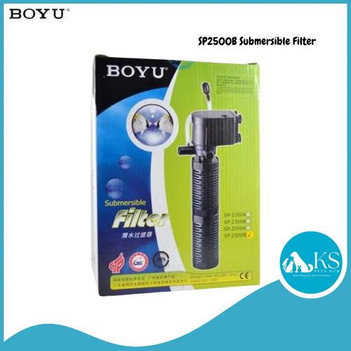 BOYU SP2500B Submersible Filter Fish & Aquatic