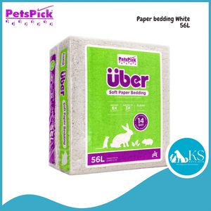 PETSPICK Uber Paper bedding White 36L / 56L for Small Animals