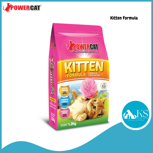 Powercat Halal-Organic-Fresh Cat Food Kitten Formula 1.2kg