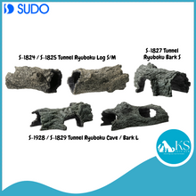 Load image into Gallery viewer, Sudo S-1824 / S-1825 Tunnel Ryuboku Log S/M / S-1827/1828/1829 Tunnel Ryuboku Bark S/L &amp; Cave Fish &amp; Aquatic