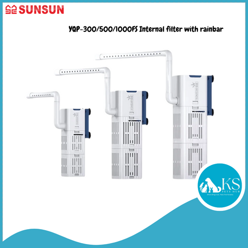 SUNSUN YQP-300/500/1000FS Internal Filter with Rainbar Fish & Aquatic