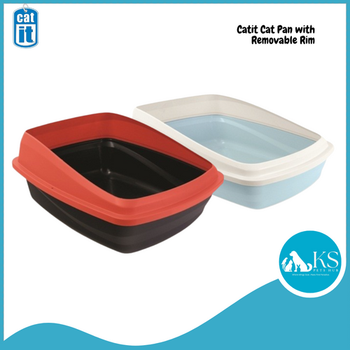Catit Cat Love Rimmed Pan with Removable Medium (36622) / Large (36623) / Large (36624)