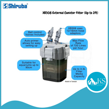 Load image into Gallery viewer, SHIRUBA XB308 External Canister Filter (Up to 2ft) Fish &amp; Aquatic