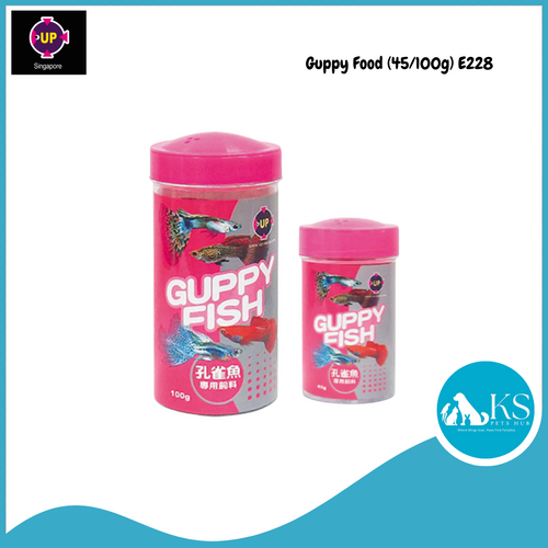 UP AQUA Guppy Food (45/100g) E228 Fish & Aquatic