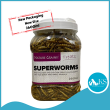 Load image into Gallery viewer, Nature Grains Superworms 550ml/2600ml Bird Fish Feed
