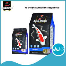Load image into Gallery viewer, AquaMaster Koi Growth (1kg/5kg) With Natto Probiotics Fish Food
