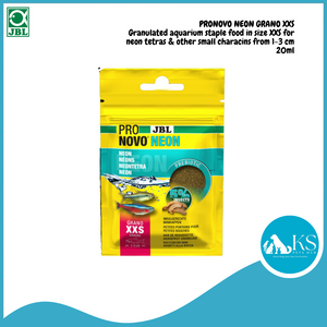 JBL PRONOVO NEON GRANO XXS 20ml / 100ml (size XXS for neon tetras & other small characins from 1-3 cm) Fish & Aquatic